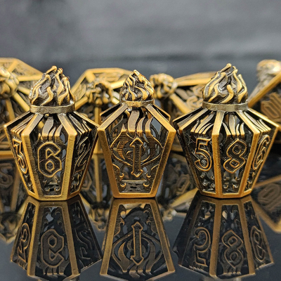 バードケージ ホロウ マルチフェイス メタル Dice Of Bade Gate Dungeon And DND#RPG