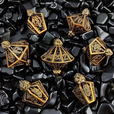 バードケージ ホロウ マルチフェイス メタル Dice Of Bade Gate Dungeon And DND#RPG