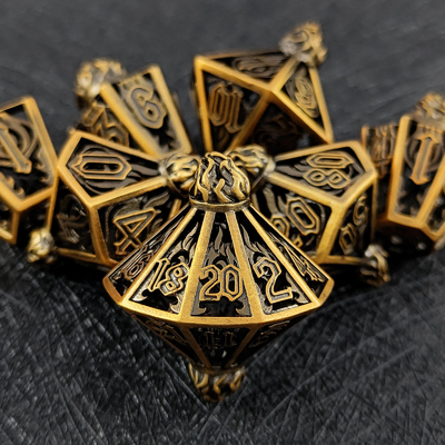 バードケージ ホロウ マルチフェイス メタル Dice Of Bade Gate Dungeon And DND#RPG