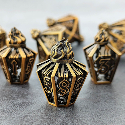 バードケージ ホロウ マルチフェイス メタル Dice Of Bade Gate Dungeon And DND#RPG