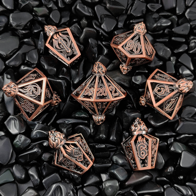 バードケージ ホロウ マルチフェイス メタル Dice Of Bade Gate Dungeon And DND#RPG