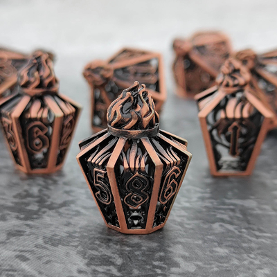 バードケージ ホロウ マルチフェイス メタル Dice Of Bade Gate Dungeon And DND#RPG