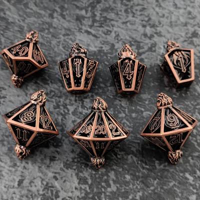 バードケージ ホロウ マルチフェイス メタル Dice Of Bade Gate Dungeon And DND#RPG