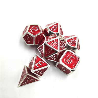 タイム・デジタル・ソリッド・メタル・ダイス ドラゴン・アンド・ダンジョン DND RPG COC
