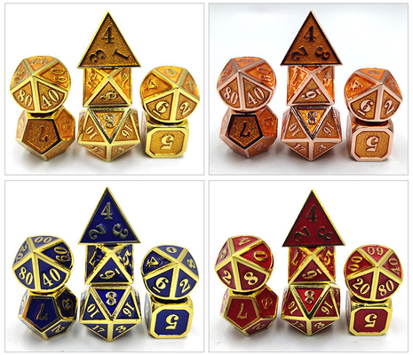 DND RPG ミニメタルダイス ランニング グループゲーム ボードゲーム マルチフェイス
