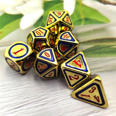 DND RPG 固体金属のダイススーツ 電気泳ぐ技術 地球をさまよる
