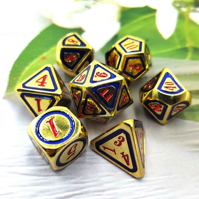 DND RPG 固体金属のダイススーツ 電気泳ぐ技術 地球をさまよる