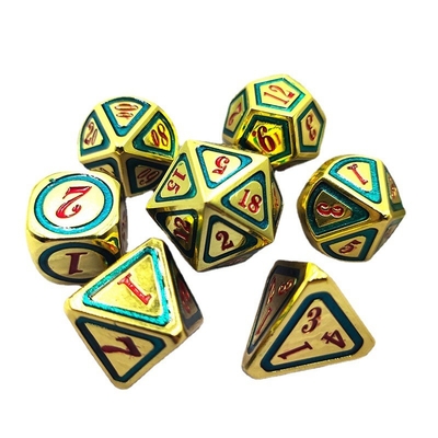 DND RPG 固体金属のダイススーツ 電気泳ぐ技術 地球をさまよる