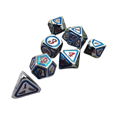 DND RPG 固体金属のダイススーツ 電気泳ぐ技術 地球をさまよる