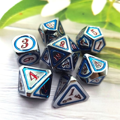 DND RPG 固体金属のダイススーツ 電気泳ぐ技術 地球をさまよる
