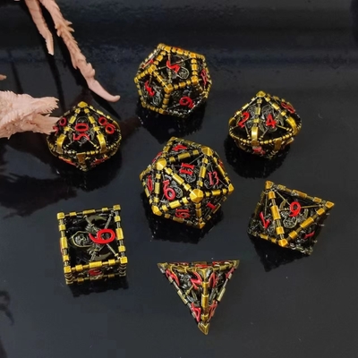アンティーク ホロー メタル ダイス スイート ドラゴンと地下都市 ボードゲーム DND RPG