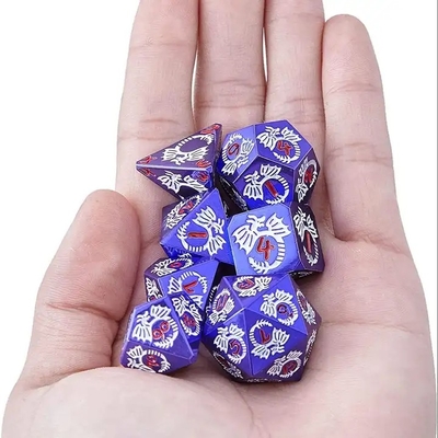 多面性固体金属のダースセット DND RPG カラフル フライング ドラゴン クルーチョボードゲーム