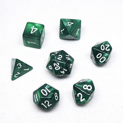 ポリカラー樹脂ダイスセット#Rpg#Dnd#コック大理石パターンプレミアムと贅沢
