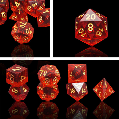 多色樹脂素材 ダイヤセット#Rpg#Dnd#Coc 透明