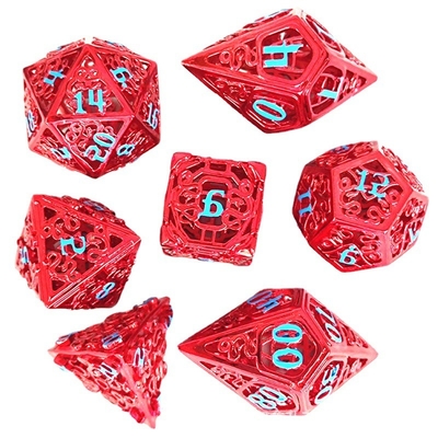 チェンティアン・スネーク ホール・メタル・ダース・セット 多面的なテーブルゲーム #Dnd#Rpg#Coc