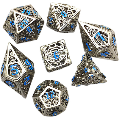 チェンティアン・スネーク ホール・メタル・ダース・セット 多面的なテーブルゲーム #Dnd#Rpg#Coc