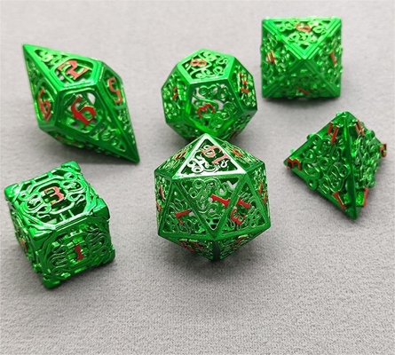 チェンティアン・スネーク ホール・メタル・ダース・セット 多面的なテーブルゲーム #Dnd#Rpg#Coc