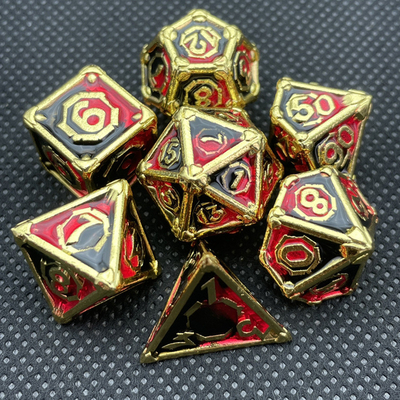 デスクトップゲーム メタル マルチフェイス RPG ダイスセット Dnd Coc 多色