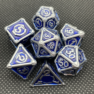 パーソナライズメタル マルチ - フェイス ダイス Dnd Rpg Coc デスクトップゲーム ポータブル