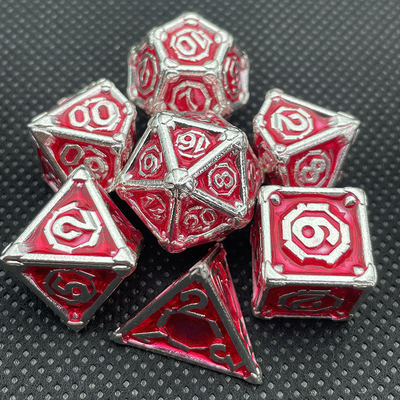 パーソナライズメタル マルチ - フェイス ダイス Dnd Rpg Coc デスクトップゲーム ポータブル