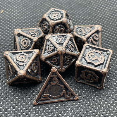 パーソナライズメタル マルチ - フェイス ダイス Dnd Rpg Coc デスクトップゲーム ポータブル