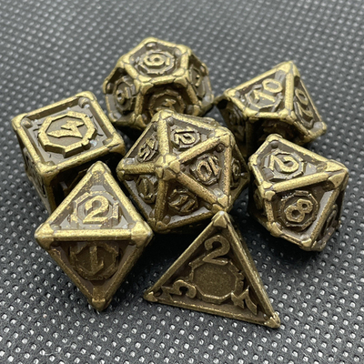 パーソナライズメタル マルチ - フェイス ダイス Dnd Rpg Coc デスクトップゲーム ポータブル