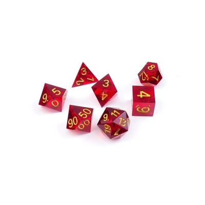 レッド・リンゴ 天然樹脂のダースセット デスクトップゲーム マジック・ドメイン アドベンチャー DNDダース