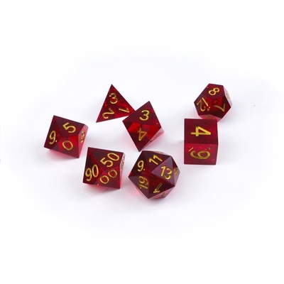 レッド・リンゴ 天然樹脂のダースセット デスクトップゲーム マジック・ドメイン アドベンチャー DNDダース