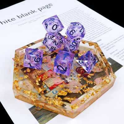 紫 白流砂 天空番号 樹脂 多面的なゲーム ダース スイート ドラゴンとダンジョンシティ DND ダース