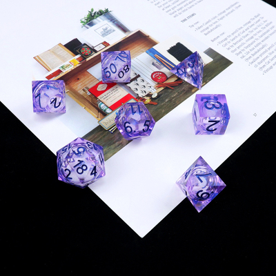 紫 白流砂 天空番号 樹脂 多面的なゲーム ダース スイート ドラゴンとダンジョンシティ DND ダース