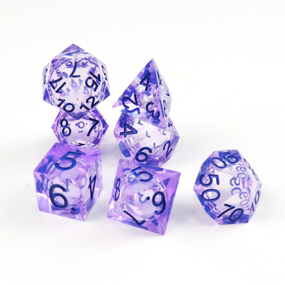 紫 白流砂 天空番号 樹脂 多面的なゲーム ダース スイート ドラゴンとダンジョンシティ DND ダース