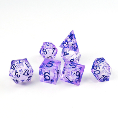 紫 白流砂 天空番号 樹脂 多面的なゲーム ダース スイート ドラゴンとダンジョンシティ DND ダース