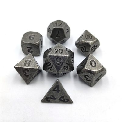 シャンパン 金色 メタル 多面体 ダイス デスクトップゲーム ダイスセット