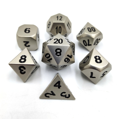 シャンパン 金色 メタル 多面体 ダイス デスクトップゲーム ダイスセット