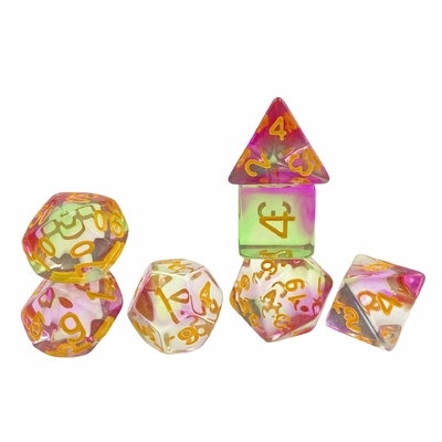 カラークリスタル樹脂 デスクトップゲーム ダースセット DND ダース