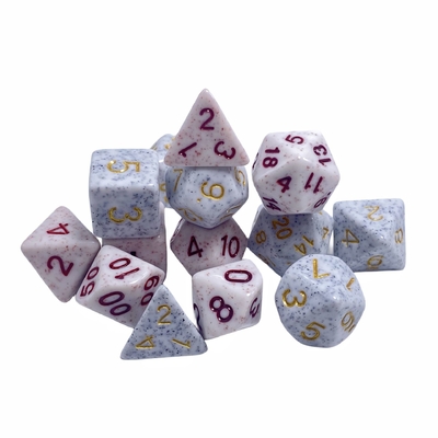 金色文字 黄金色の斑点 鉱石 鉱石 樹脂 キャラクター ボードゲーム ダイヤセット