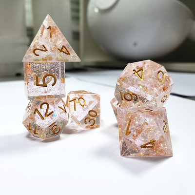 幻の透明な色水晶 樹脂ボードダースセット