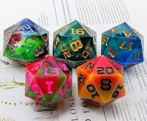 シングル20サイド 輝く樹脂ゲーム ダイス DND COC TRPG