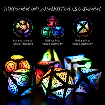 プラスチックのLED 照明のダース 充電可能なサッカーテーブルゲーム 多面のダースセット