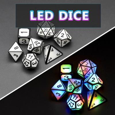 ウルトラ ロング スタンバイ LED 再充電可能な ダイヤゲームセット ドラゴンとダンジョン