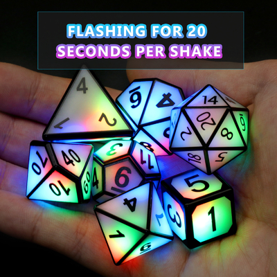 ウルトラ ロング スタンバイ LED 再充電可能な ダイヤゲームセット ドラゴンとダンジョン
