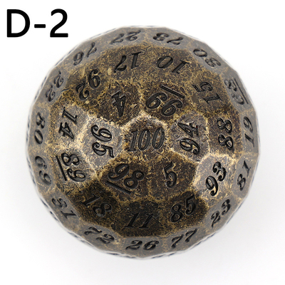 カラーマックス100Dメタルダイスセット ダンジョン&amp;ドラゴンDND #RPG #COC