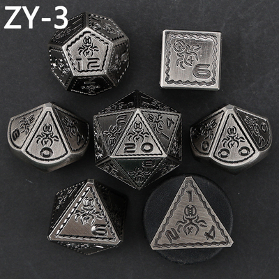 電子塗装 ヴィンテージ カラー オクトポス メタル Dnd ダイス セット ドラゴンとドラゴン チェスボードゲーム ダイス
