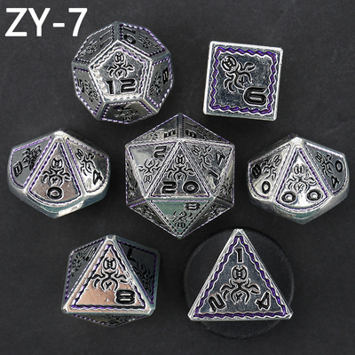 電子塗装 ヴィンテージ カラー オクトポス メタル Dnd ダイス セット ドラゴンとドラゴン チェスボードゲーム ダイス