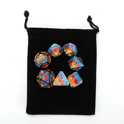 カスタム金属とプラスチックダース D20ゲーム D&amp;D多面体 DNDダースセット RPGダース