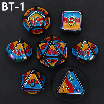 カスタム金属とプラスチックダース D20ゲーム D&amp;D多面体 DNDダースセット RPGダース