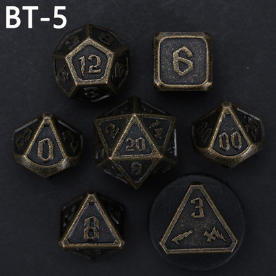 カスタム金属とプラスチックダース D20ゲーム D&amp;D多面体 DNDダースセット RPGダース
