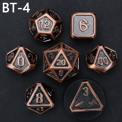 カスタム金属とプラスチックダース D20ゲーム D&amp;D多面体 DNDダースセット RPGダース