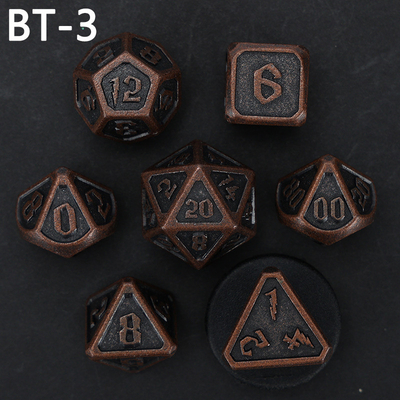 カスタム金属とプラスチックダース D20ゲーム D&amp;D多面体 DNDダースセット RPGダース