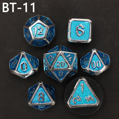 カスタム金属とプラスチックダース D20ゲーム D&amp;D多面体 DNDダースセット RPGダース